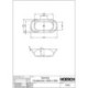 Baignoire Hoesch SPECTRA oval 1800x900x470mm blanc