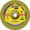 Disque à ébarber A 24 Extra D150xS6mm courbé STA perçage 22,23mm KLINGSPOR (Par 10)