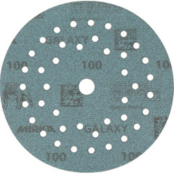 Disque abrasif GALAXY Grip Multifit 125mm K.100 pour HO/métal/peinture/bois. (Par 50)