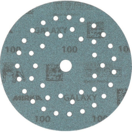 Disque abrasif GALAXY Grip Multifit 125mm K.100 pour HO/métal/peinture/bois. (Par 50)