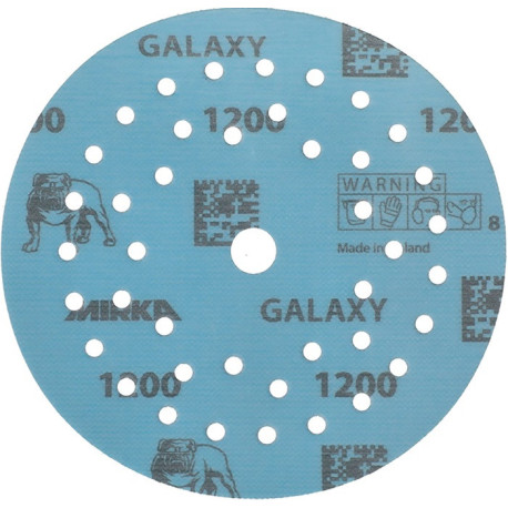 Disque abrasif GALAXY Grip Multifit 125mm K.1200 pour HO/métal/peinture/bois. (Par 50)