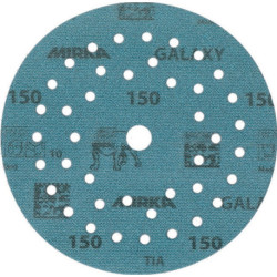Disque abrasif GALAXY Grip Multifit 125mm K.150 pour HO/métal/peinture/bois. (Par 50)
