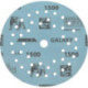 Disque abrasif GALAXY Grip Multifit 125mm K.1500 pour HO/métal/peinture/bois. (Par 50)