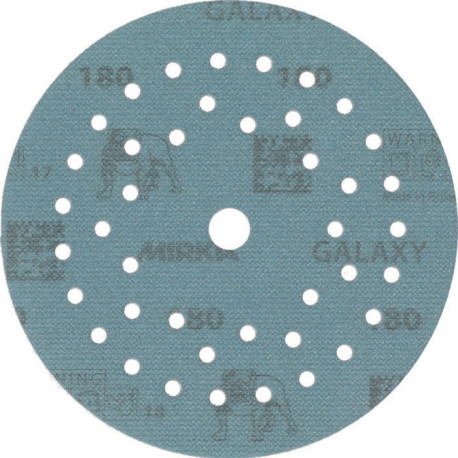 Disque abrasif GALAXY Grip Multifit 125mm K.180 pour HO/métal/peinture/bois. (Par 50)