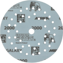 Disque abrasif GALAXY Grip Multifit 125mm K.2000 pour HO/métal/peinture/bois. (Par 50)