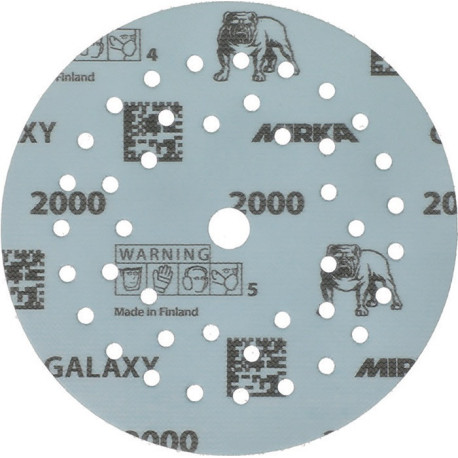 Disque abrasif GALAXY Grip Multifit 125mm K.2000 pour HO/métal/peinture/bois. (Par 50)