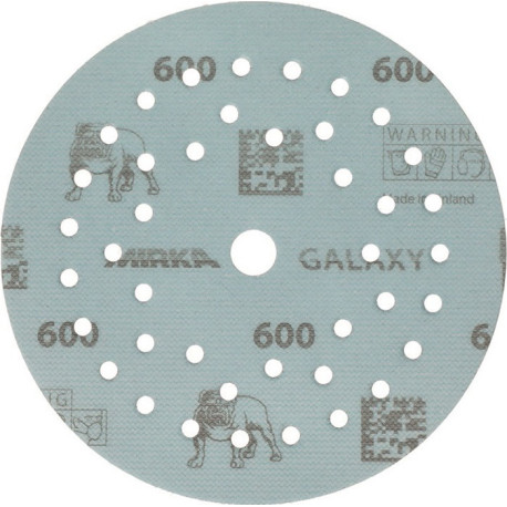 Disque abrasif GALAXY Grip Multifit 125mm K.600 pour HO/métal/peinture/bois. (Par 50)