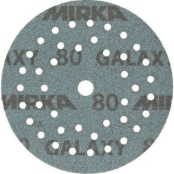 Disque abrasif GALAXY Grip Multifit 125mm K.80 pour HO/métal/peinture/bois. (Par 50)