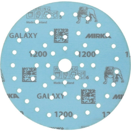 Disque abrasif GALAXY Grip Multifit 150mm K.1200 pour HO/métal/peinture/bois. (Par 50)