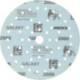Disque abrasif GALAXY Grip Multifit 150mm K.2000 p.HO/métal/peinture/bois. (Par 50)