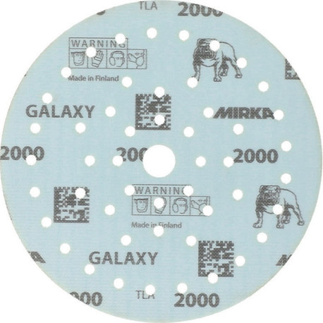 Disque abrasif GALAXY Grip Multifit 150mm K.2000 p.HO/métal/peinture/bois. (Par 50)