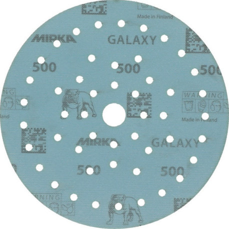 Disque abrasif GALAXY Grip Multifit 150mm K.500 pour HO/métal/peinture/bois. (Par 50)