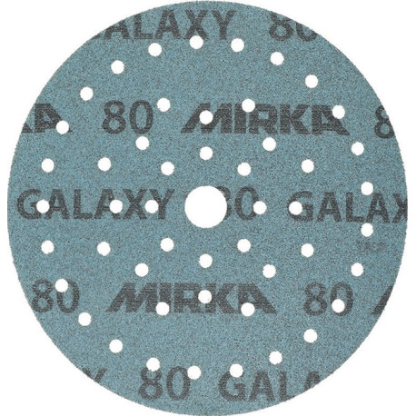 Disque abrasif GALAXY Grip Multifit 150mm K.80 pour HO/métal/peinture/bois. (Par 50)