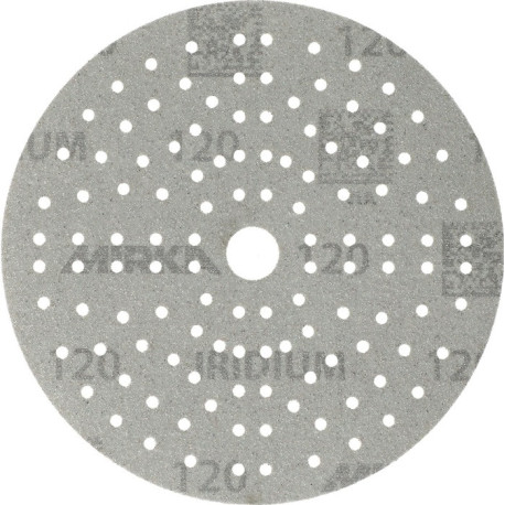 Disque abrasif IRIDIUM Grip 121L 150mm K.120 pour HO/métal/peinture/bois. (Par 100)