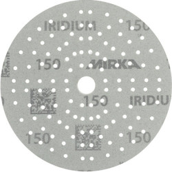 Disque abrasif IRIDIUM Grip 121L 150mm K.150 pour HO/métal/peinture/bois. (Par 100)
