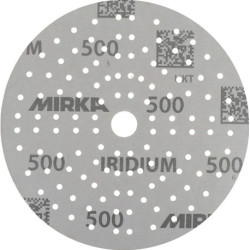 Disque abrasif IRIDIUM Grip 121L 150mm K.500 p.HO/métal/peinture/bois. (Par 100)