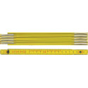 Mètre pliant L.2m l.16mm mm/cm EG III hêtre jaune BMI