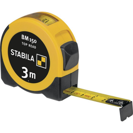 Mètre à ruban de poche BM 150 L.3m l.16mm mm/mm EGII ABS/TPE Fixe.STABILA