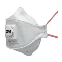 Masque de protection respiratoire 9332+ FFP3/V NRD avec valve d'expiration 120 pcs/cp 3M (Par 10)
