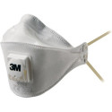 Masque de protection respiratoire Aura 9312+ FFP1/V NR D avec valve d'expiration, pliable 3M (Par 10)