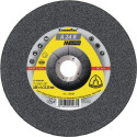 Meule d'ébarbage A 24 R Supra D180xS4mm courbé STA perçage 22,23mm KLINGSPOR (Par 10)