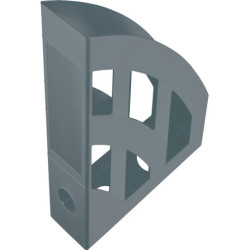Porte-revues A4-C4 H320xB78xT248 mm Plastique hell grey HELIT (Par 4)