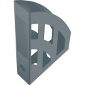 Porte-revues A4-C4 H320xB78xT248 mm Plastique hell grey HELIT (Par 4)