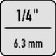 Jeu d'embouts coniques/d'ébavurage 8 pcs. taille 6,3-20,5mm 90 degrés HSS RUKO