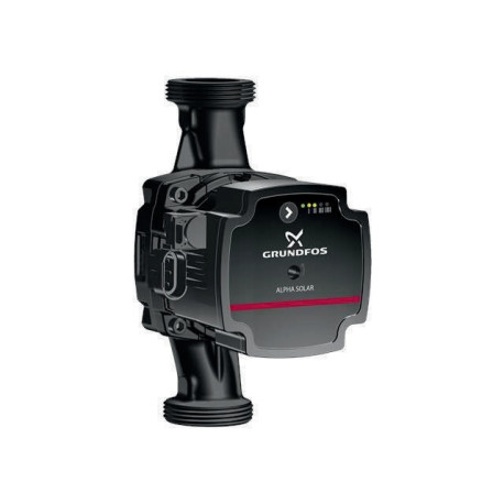 Pompe de circulation Grundf ALPHA Solar régl. électr. PN 10 180mm type 25-75 Rp 1