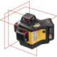 Laser lignes croisées LAX 600 ± 4Grad ± 0,3 mm/m 30m Laser classe 2 ligne laser rouge