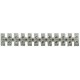 PVC - Barette de domino 12p1,5-2,5 mm² - 2 SB (Par 10)