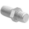 Raccord double fileté type 3100 galvanisé M8x24,5mm (Par 100)
