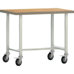 Établi L1000xP700xH840mm hêtre multiplex gris clair KLW-LUTZ ÉQUIPEMENT D'EXPLOITATION.