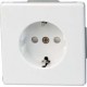 Schuko-Prise 1-f UP, avec Protection enfant VISION ark