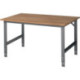Table de travail Tom L1500xP1000xH760-1080mm Plan de travail hêtre Bâti gris anthracite