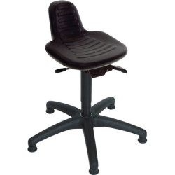 Tabouret pivotant Patins en mousse PU Réglage de l'inclinaison 7 degrés