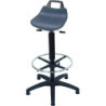 Assis-debout Mousse intégrale PU Assise-H.610-860mm Piétement Plastique 