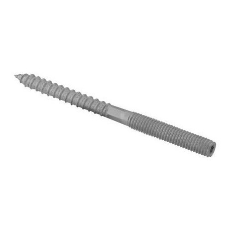 Vis à double filetage type 626 zingué électrolytiquement M 10x110mm (Par 50)