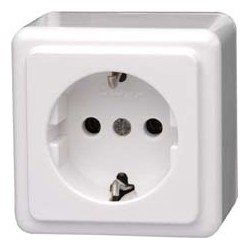Schuko-Prise de courant Blanc arctiquearktis blanc AP