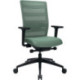 Chaise de bureau synchrone menthe 450-570mm avec accoudoirs, capacité 110kg TOPSTAR