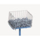 Support de matériel L510xl410mm réglable H.500-775mm bleu brillant mobile