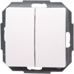 Interrupteur 10AX, 250VPARIS, arktis Kopp