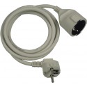 Cable H05VV-F 3G1,5 10 m, blanc
