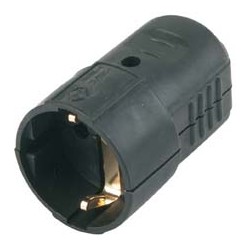 Raccord électrique, noir (Par 10)