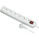 Multiprise SKS Sch 1,4 m, 6 branchements., blanc (Par 10)
