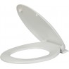Abattant WC blanc avec fermeture amortie Blanc