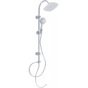 Tete de douche Teneriffa chrom-blanc