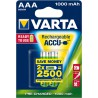 VARTA Pile rechargeable Professional Accu Micro AAA, HR03, 1000mAh