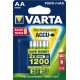 VARTA Pile rechargeable ower Accu R2U Mignon AA, HR06, 1600 mAh