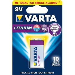 Piles PROFESSIONAL 9V E-Block, 1-er Bli. Lithi.